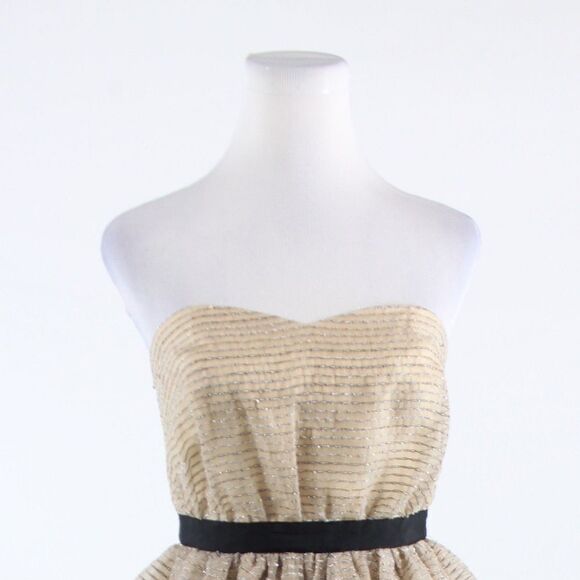 BCBG Max Azria beige dress 4 - Picture 2 of 8